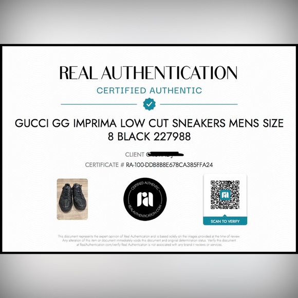 Gucci GG Embossed Leather Sneakers Low Top Lace Up Black Designer Shoes - Picture 14 of 14